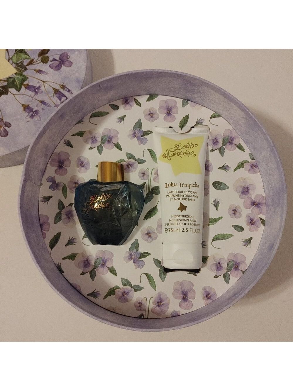 Beautiful LOLITA LEMPICKA Fragrance Gift Set BNWT 50ml bottle 75ml lotion